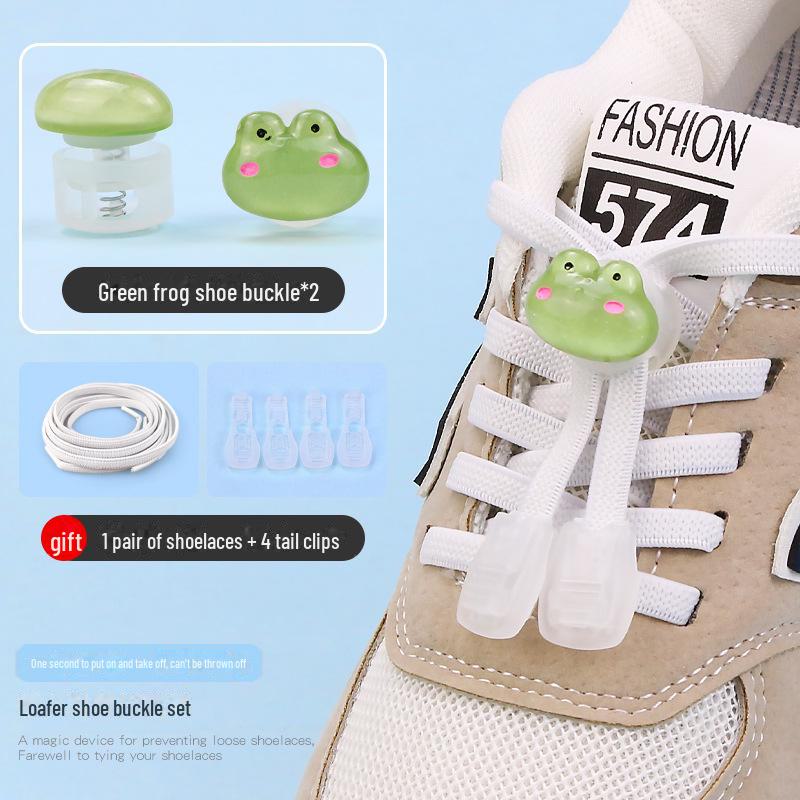 Детская пряжка для обуви без завязок с рисунком из мультфильма - декоративная застежка-пружинка