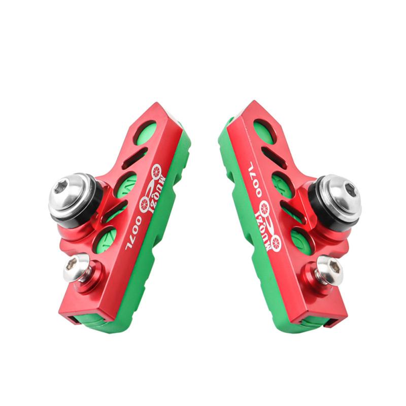 1 пара резиновых тормозных колодок C-образного типа, износостойкие шумопоглощающие удлинительные тормозные колодки для дорог