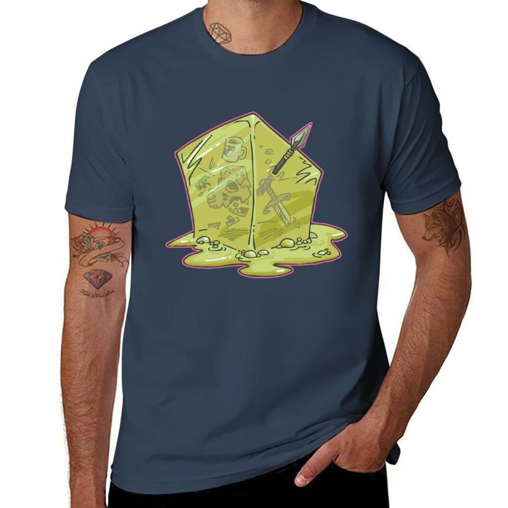 Gelatinous Cube Tshirt Soft Durable Cotton Tshirt