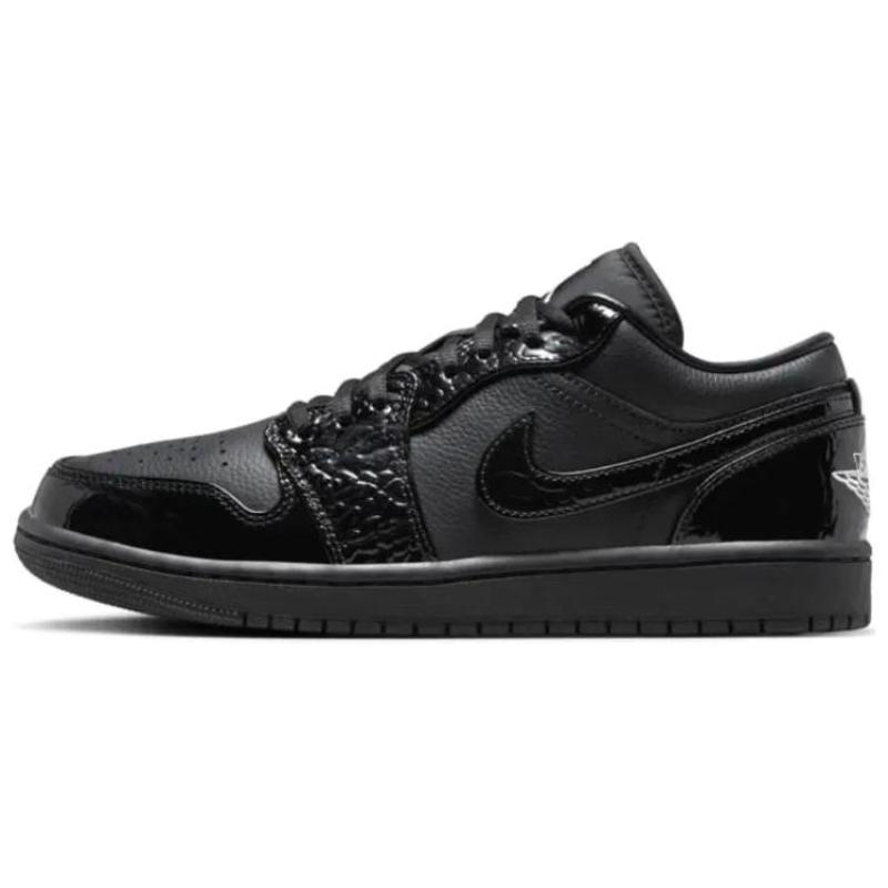 Jordan 1 Low Se Патент Слоновая кость Черный Женские Jordan HJ7743-010