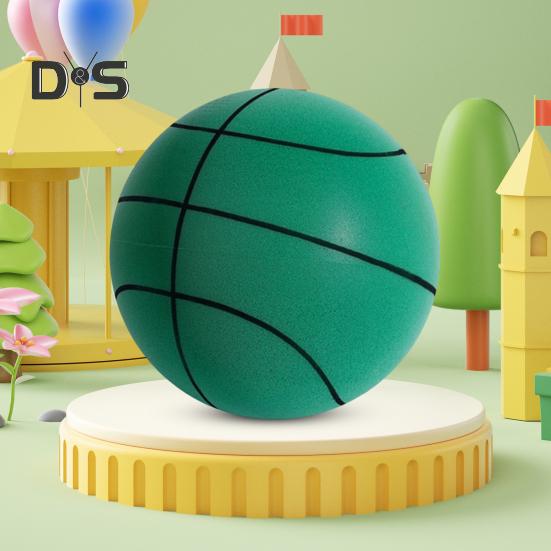 Бесшумный баскетбольный мяч для дриблинговых тренировок в помещении. Высокоплотный пенный баскетбольный мяч для тренировок в помещении. Бесшумный мяч.