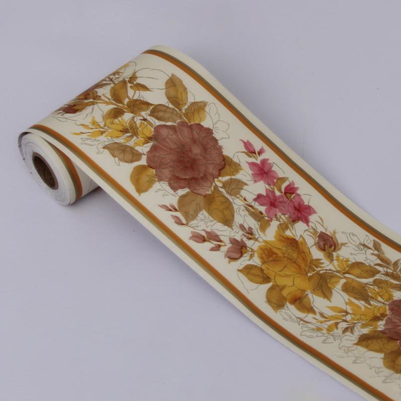 9 метров ПВХ водонепроницаемый линия талии пасторальный стиль самоклеящиеся настенные плинтусы линия обои декор гостиной бордюр настенная наклейка