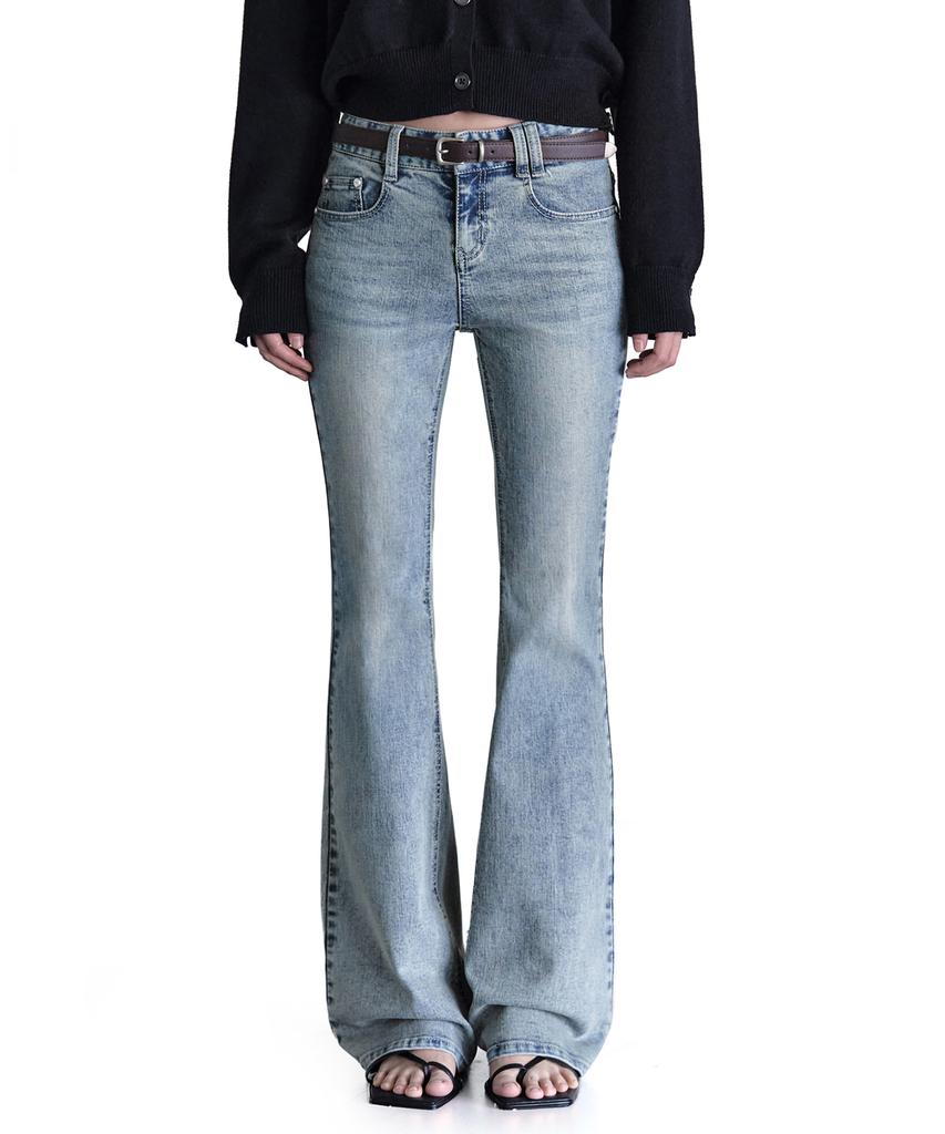 Джинсы с заниженной талией, расклешенные, Signature Slim, Deketeuumeon, Dcwpt006Lblueb