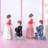 Boy Home Decoration Proposing Wedding Doll Couple Figurines Ornaments Marriage Lover Miniatures
