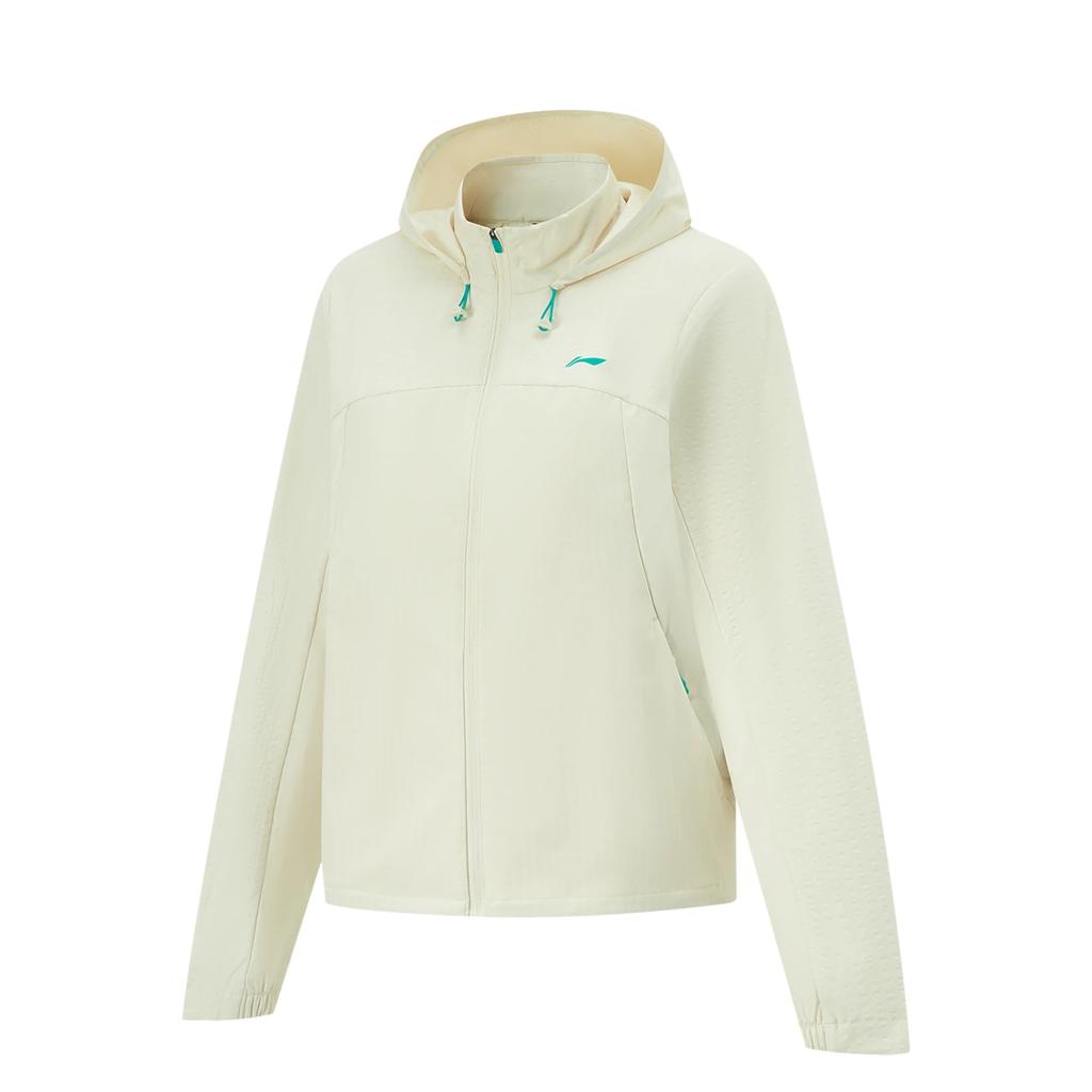Li Ning Running Collection Solid Color Zippers Hooded Comfortable And Breathable Fleece Lined Thermal Loose Fit Sports AFDU348-3