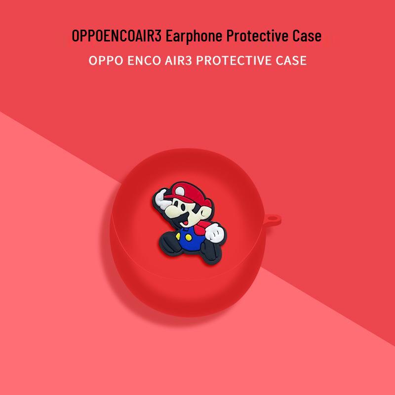 OPPO Enco R2 Ultra-Thin Silicone Protective Case - Full Coverage Earphone Shell