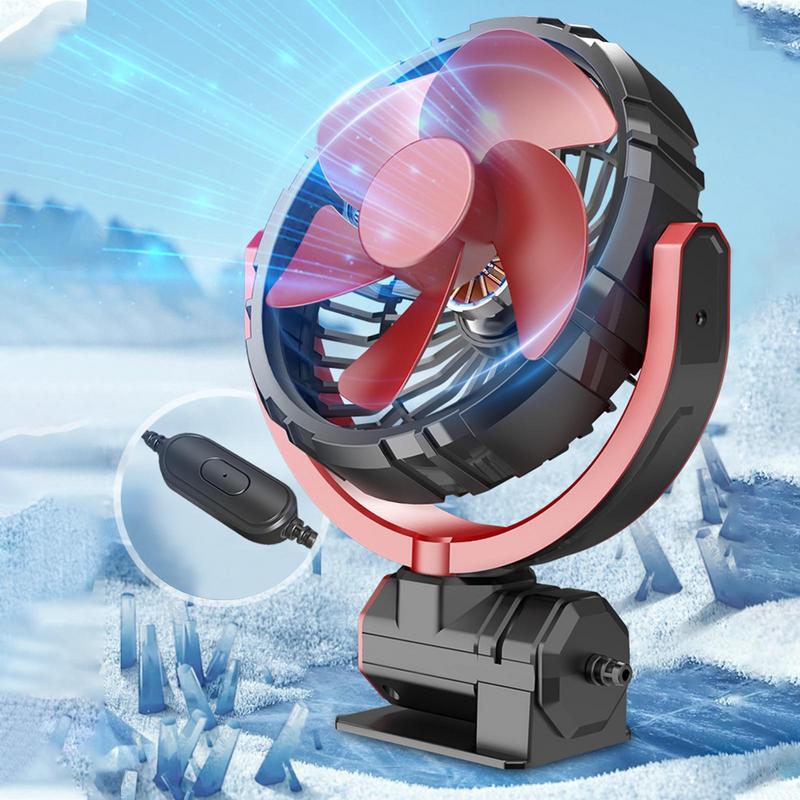 Вентилятор для приборной панели грузовика, многоугольный вентилятор для транспортного средства, поворот на 360 градусов, складной автомобильный вентилятор USB, бесшумный вентилятор для домашнего рабочего стола