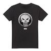 The Punisher Mens Worn Skull T-Shirt