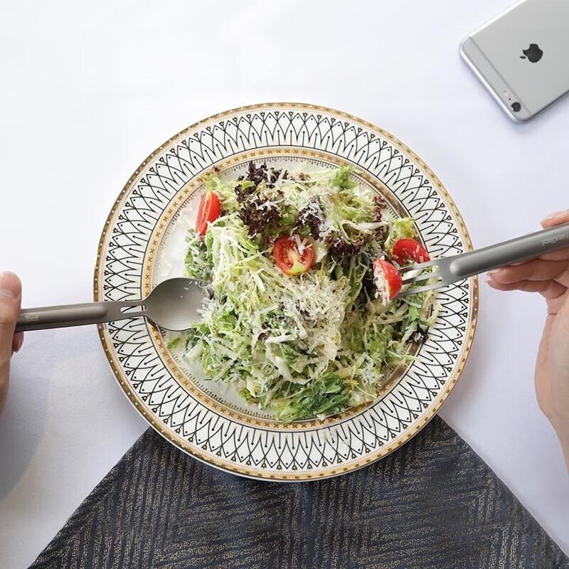 Титановая ложка-вилка Naturehike для улицы