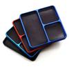 Yousheng Magnetic Electronic Repair Screws Organizer Parts Tray 3 Compartments Multipurpose Screws Holder Magnet Tool Tray