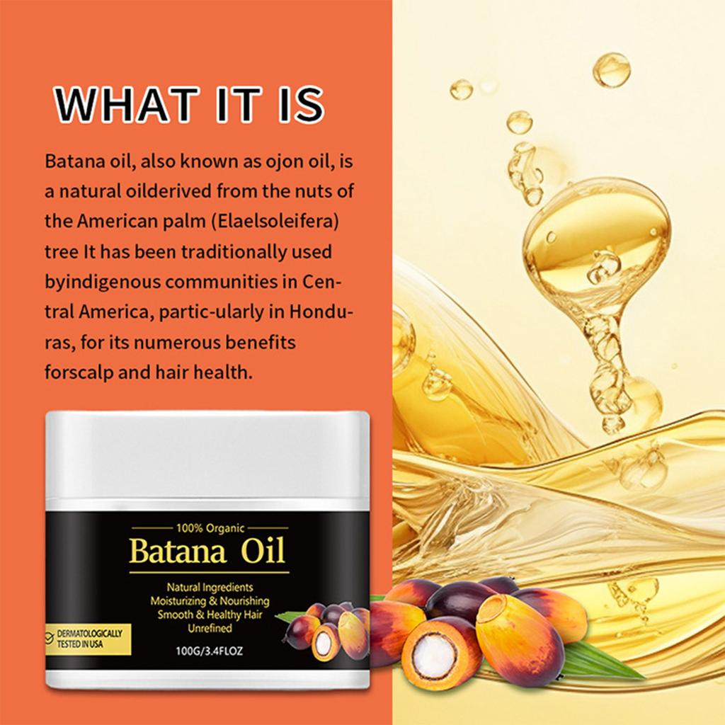 Batana Care Oil For Hair Growth,batan Care Oil,hair Growth Oil,hair Oil,Stimulates Hair Growth, Batana Care Oil Moisturizes And Repairs Dryness,100g