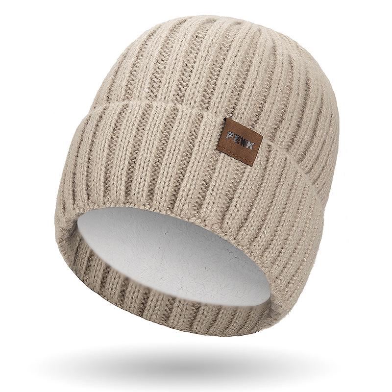 FEWK Зимний очень длинный шарф и шапка - Унисекс Флисовая подкладка Защита от холода Теплая вязка