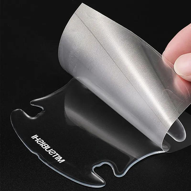 Автомобильная противоударная полоса на дверь полоса для защиты ручки двери Для Mitsubishi Outlander Lancer 10 9 ASX RALLIART Eclipse L200 Pajero