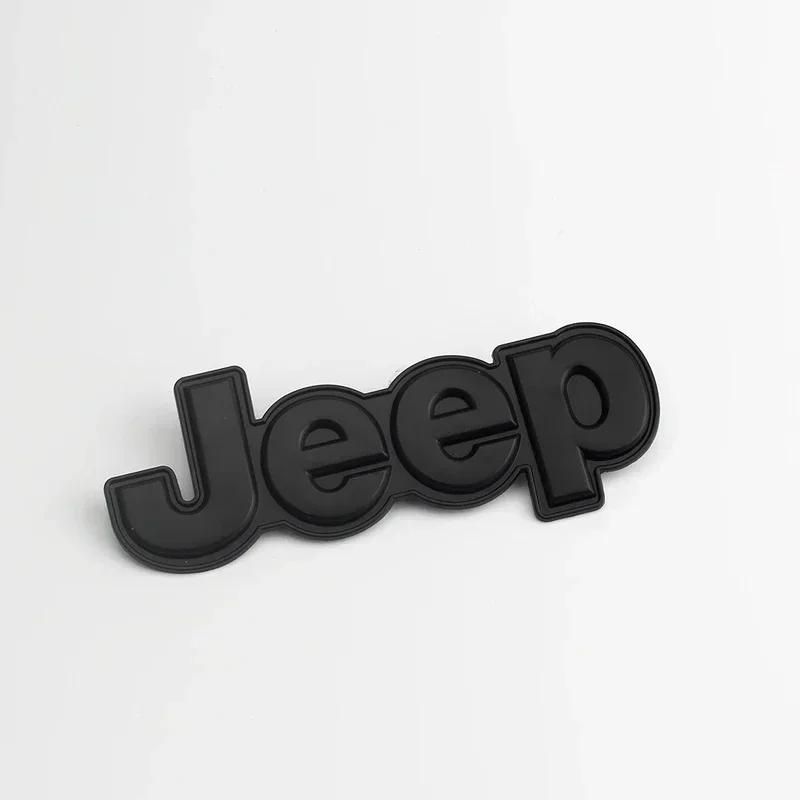 CZY2 Car Body Rear Trunk Emblem Fender Side Badge Stickers for Jeep Wrangler Grand Cherokee Renegade Patriot Rubicon Compass Liberty