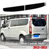 Car Rear Trunk Roof Spoiler Lid Wing Cover For Ford Transit Custom Mk8 2012-2023 Double Door ABS Gloss Black Bodykits Tuning
