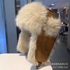 Унисекс зимняя замшевая шапка на флисовой подкладке с ушками Теплая уличная кепка для катания на лыжах, езды на велосипеде, на работу