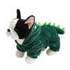 1PC Puppy Dinosaur Pet Clothes Plush Clothes Warm And Comfortable Funny Winter Kitten XS-XL