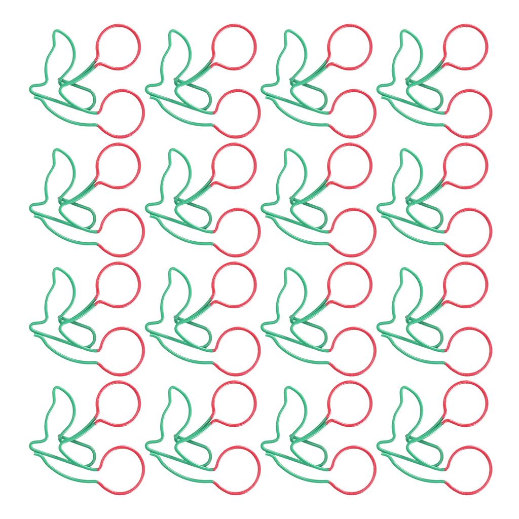 20 шт. Скрепки Закладки Клипсы для Планера В форме Фруктов Двухцветные Булавки Офисные Принадлежности Школьные Подарки