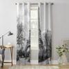 Eiffel Tower Window Curtains For Living Room Luxury Bedroom Decor Drapes Kitchen Window Treatments Curtains