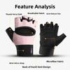 1Pair Half Finger Cycling Fingerless Gloves Anti-Slip Sport Riding Gloves Fishing Gloves  Women Men
