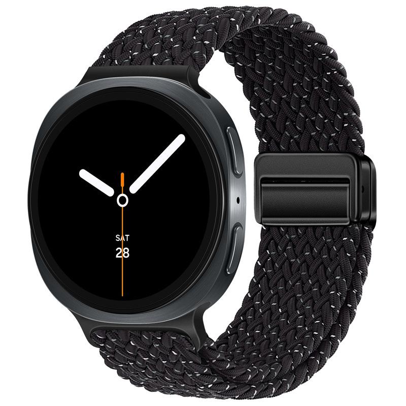 Магнитный нейлоновый плетеный ремешок Solo Loop, подходящий для Samsung Galaxy Watch 8 40 мм/44 мм, ремешок для Galaxy Watch 8 Classic 46 мм Correa
