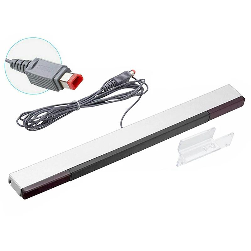 Беспроводной/проводной сенсорный бар для консоли Wii Wiiu, ИК-приемник сигнала, Держатель для пульта-сенсора Bluetooth для Wii