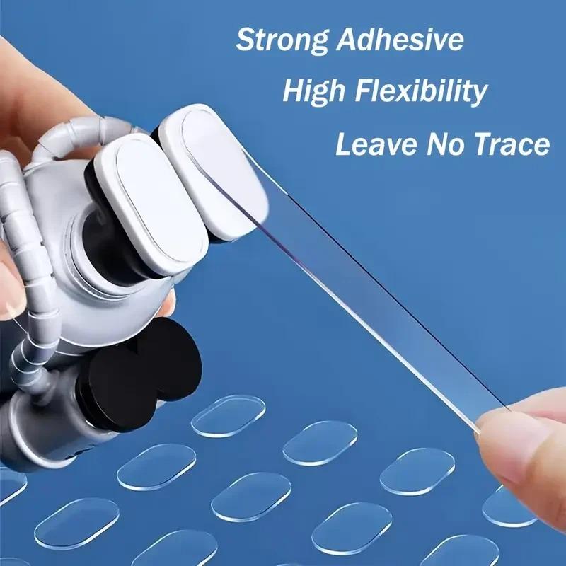 Clear Gel Glue Pads Double-sided Adhesive Invisible Dots Waterproof No Traces Patches Balloons Doll Foot Fixed Acrylic Sticker(13*8mm)