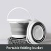3 л складное ведро портативное складное ведро силиконовое ведро для мытья автомобиля на открытом воздухе рыболовные походные бытовые ведра для хранения