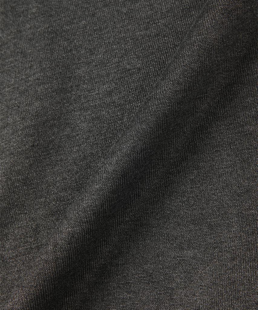 PANICALE Dark Gray Viscose Blend Round Knit (Type B)