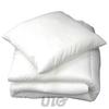 Couette - CONFORT - 240x220 cm - Microfibre - Lavable en machine - Uni Blanc