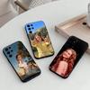 Чехол для телефона A-Actress S-Sadie-E S-Sink-K для Samsung S25,24,23,22,30,21,10,9,Ultra,Plus,Lite,FE,4,5 G Мягкий черный чехол