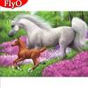 5D Diamond Painting Horse Full Square Round Diamond Embroidery Animal Diamond Mosaic Cross Stitch Needlework Home Decor