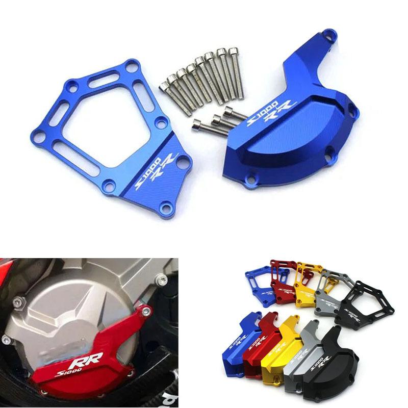 Для BMW S1000RR S1000 RR S 1000 RR HP4 K42 K46 2009 - 2018 2017 Мотоцикл Защита двигателя Крышка статора Слайдер Защитная крышка