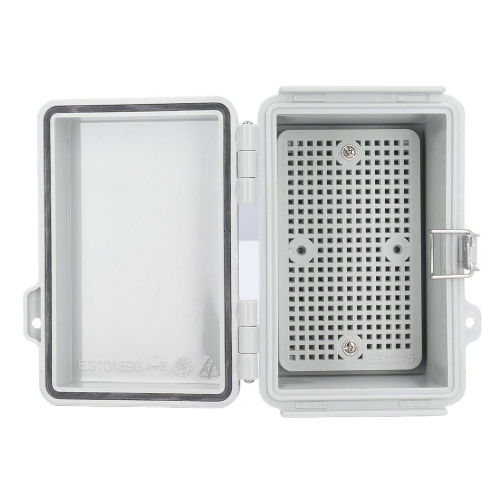 Наружная электрическая коробка IP67 Водонепроницаемая пластиковая проектная коробка из АБС-пластика с петлей из нержавеющей стали для