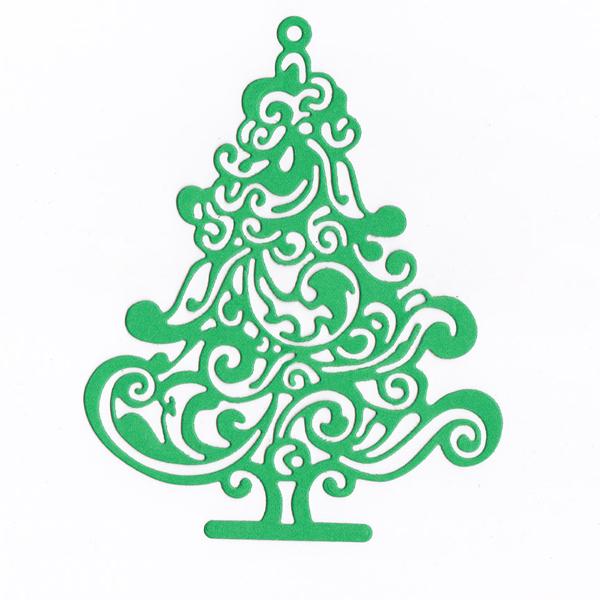 Модная креативная рождественская елка трафаретная бумага для резки DIY ремесло скрапбукинг аксессуар