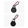 Pocket Compass Keychain Zinc Alloy Camping Hiking Mountaineering Orienteering Compass Waterproof Mini