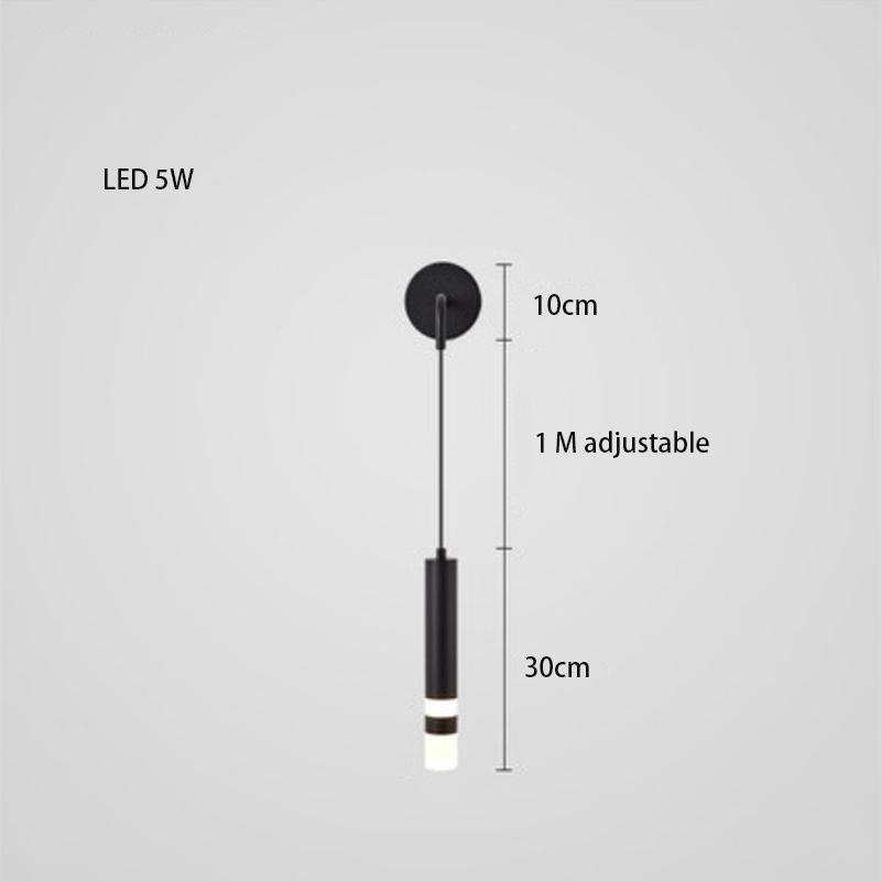 Светодиодный настенный светильник Nordic для спальни, современный минималистский креативный прожектор, фон для гостиной, декоративный настенный светильник Luste