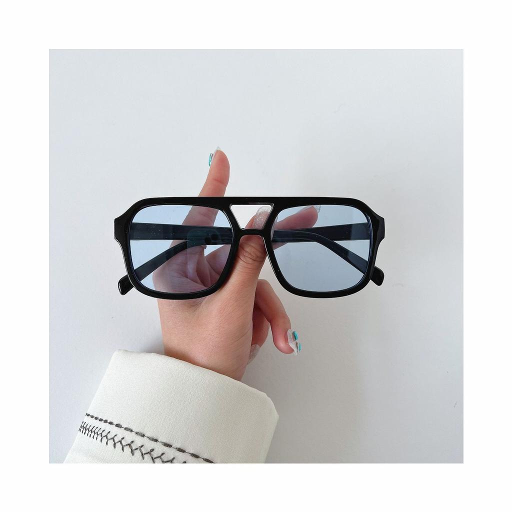 New Large Frame Square Sunglasses gentlemen's Pilot Fashion Sun Glasses gentlemen  Designer Vintage Eyewear UV400 Oculos De Sol