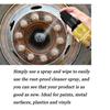 2x Car Parts Rust Cleaner Spray Wheel Hub Derusting Spray Rust Remover Accessory