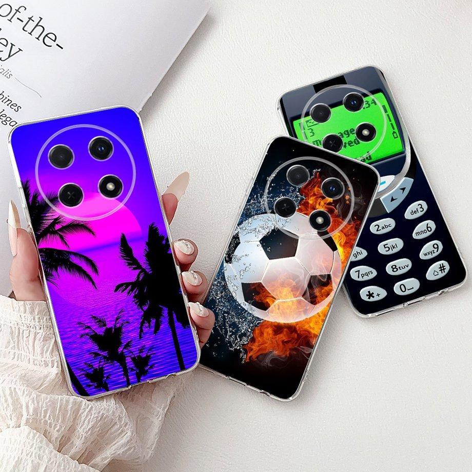 Для Huawei Nova 13i 12i Чехол Милое Животное Тигр Лев Дракон Мультяшная Крышка Телефона На Nova13i Nova12i Мягкий Силикон Прозрачные Чехлы