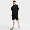 Fila Оригинальная Мода Универсальный Повседневный Удобный Простой Базовый Трикотажная Футболка с Коротким Рукавом и Круглым Вырезом Унисекс Топы Черный F51M529110FBK