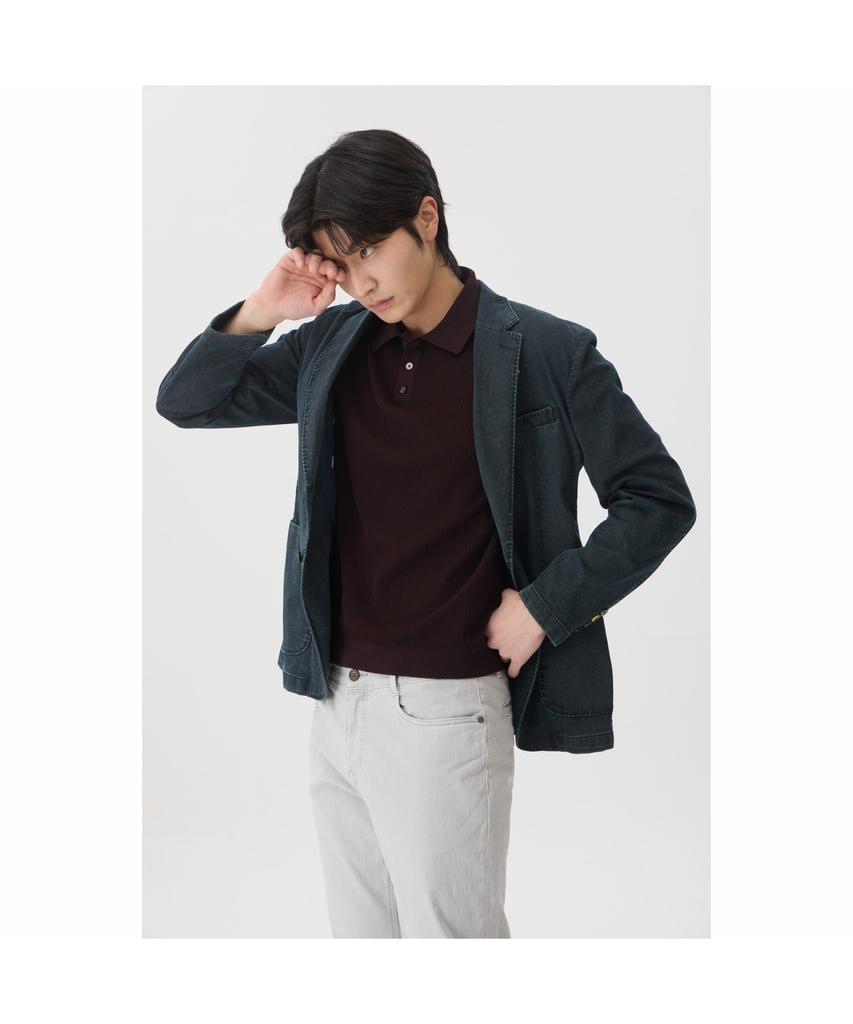 Brentwood [Selection] Denim-Like Cotton Washed Jacket Brjcs26811Nyx