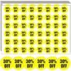 Percent Off Sticker 10 to 60 Sale Sticker for Retail Store 0.87 Inch(7/8 Inch) Circle Price Marker Tag Adhesive Labels Sale 6 Colored - 1240 PCS