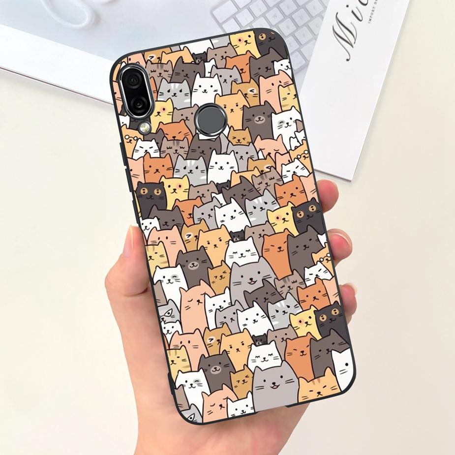 Для Huawei Honor Play Чехол COR-L29 COR-L09 Милый Модный Мультяшный Чехол 6.3'' Мягкий Силиконовый Чехол для Телефона Для Honor Play Fundas Coque