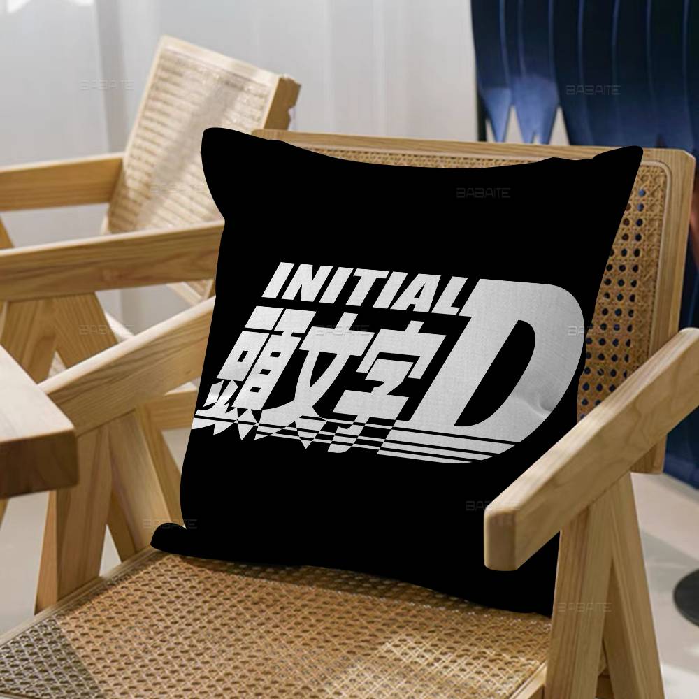 Initial D Лавка тофу Фудзивары Персонализированное изображение Текст Домашние декоративные подушки Бытовые подарки 45x45 см