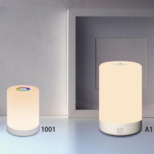 Bedroom Colorful Night Light Wake Up Breastfeeding Handheld Lamp RGB Touch Dimming USB Charging Pat Light
