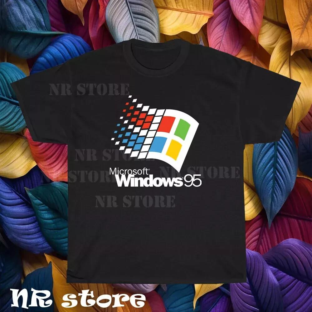Новая Футболка Логотип Windows 95 Активная Футболка Смешная S - 5XL Унисекс Футболка