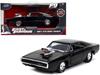 JADA TOYS 1/32 Scale Fast & Furious 9 Dom's Dodge Charger R/T 1970 Black (F&F9 Dom's Charger 32215) [Parallel Import]