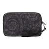 Versace Barocco Pattern Printed Zipper Clutch Men Clutch Black 1012855-1A09321-2BM0E