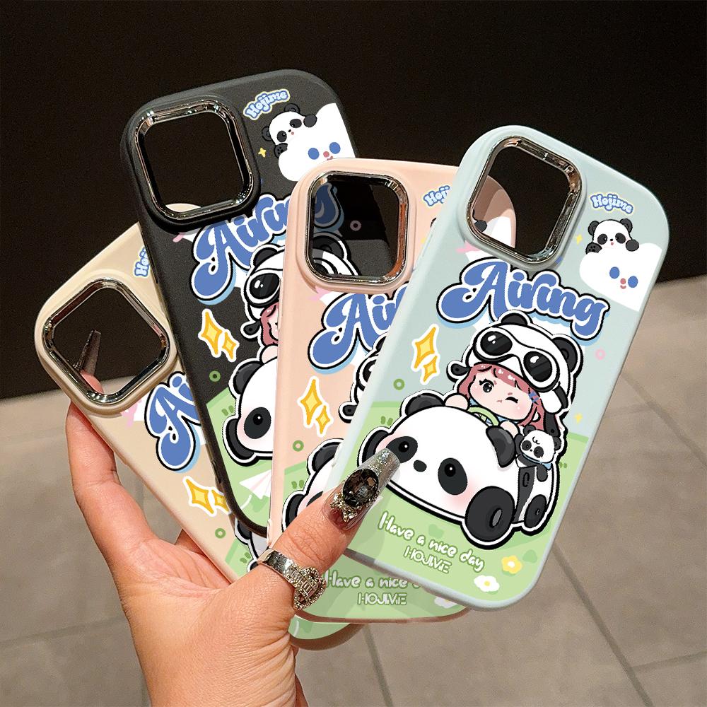 Для iPhone 15 14 13 11ProMax 14 15 16 Samsung S25 S24 S23 S22 Redmi 10 13 14C Мультяшный Черный Кот Серебристый Край Мягкий Жидкий Силикон Защитный Чехол